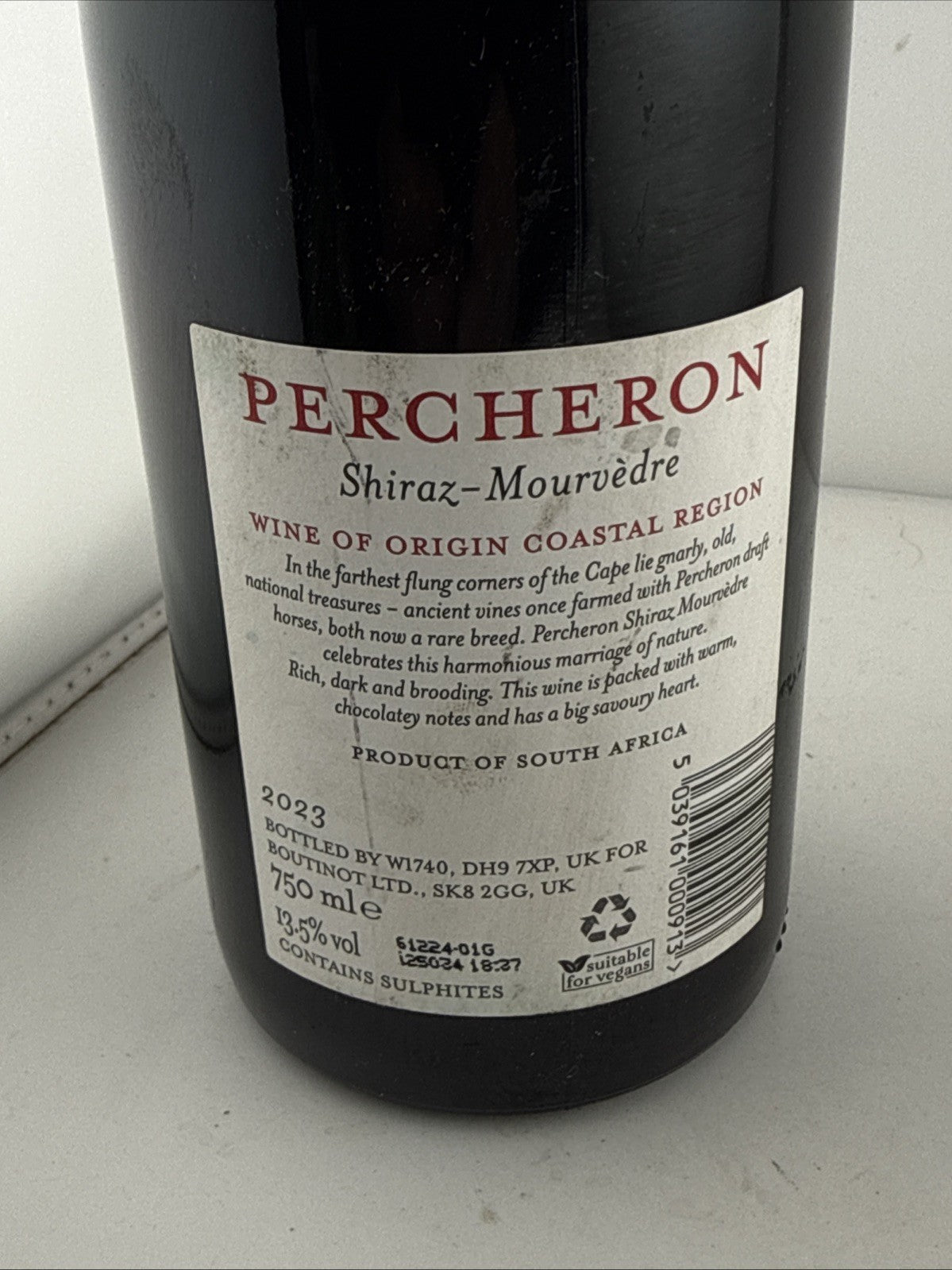 Percheron Shiraz Mourvèdre 2023 South African Red Wine 75cl