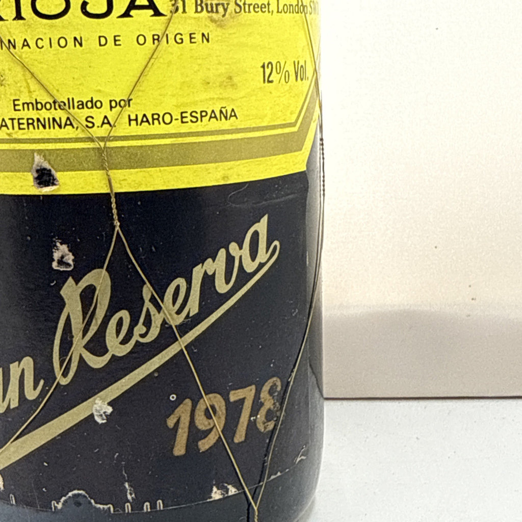 Federico Paternina Rioja Gran Reserva 1978 Vintage Spanish Wine 75cl