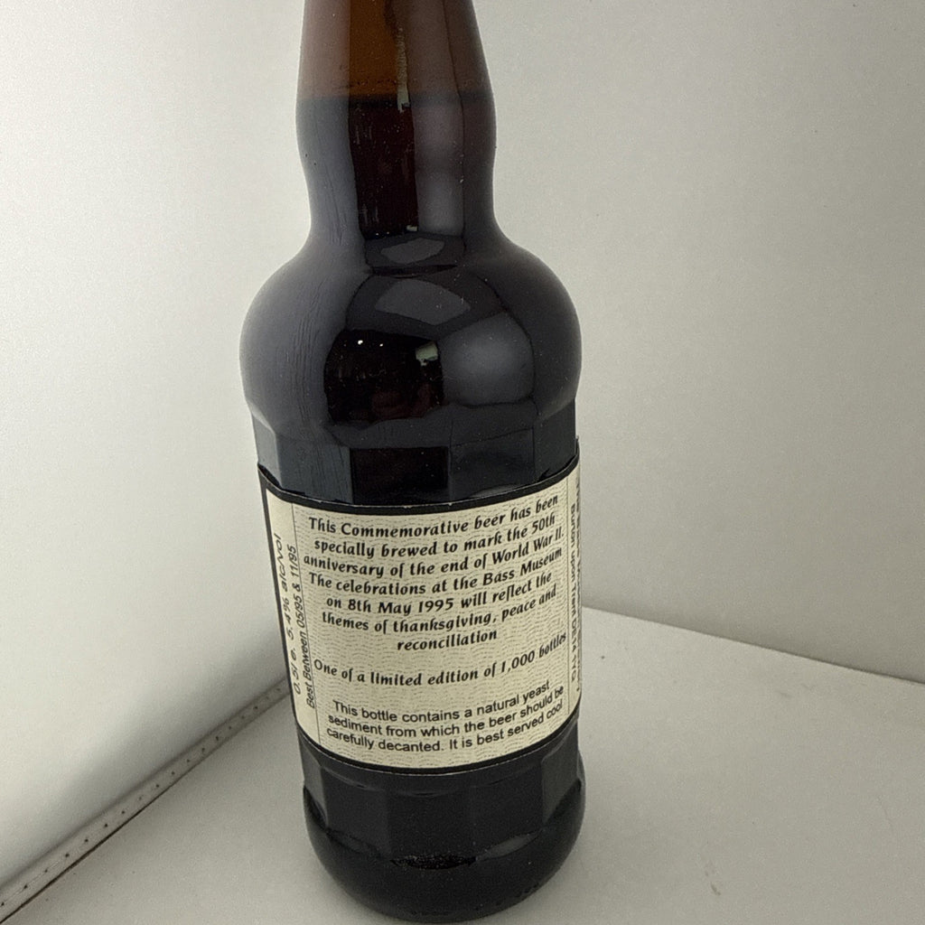 “Bass VE Day 50th Anniversary Ale 1995 Limited 1000 Bottles Full Rare”