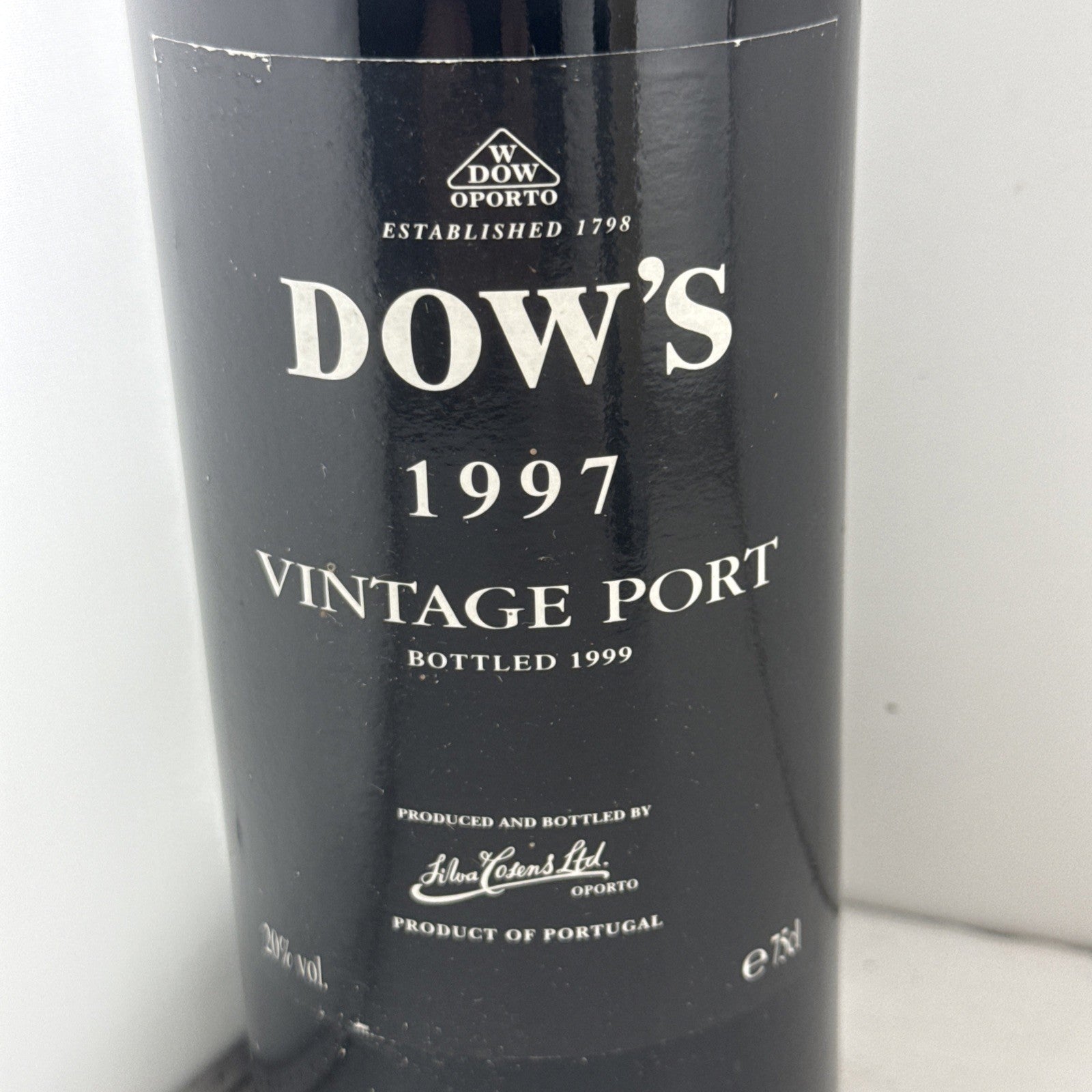 Dow’s 1997 Vintage Port 75cl 20% Bottled 1999
