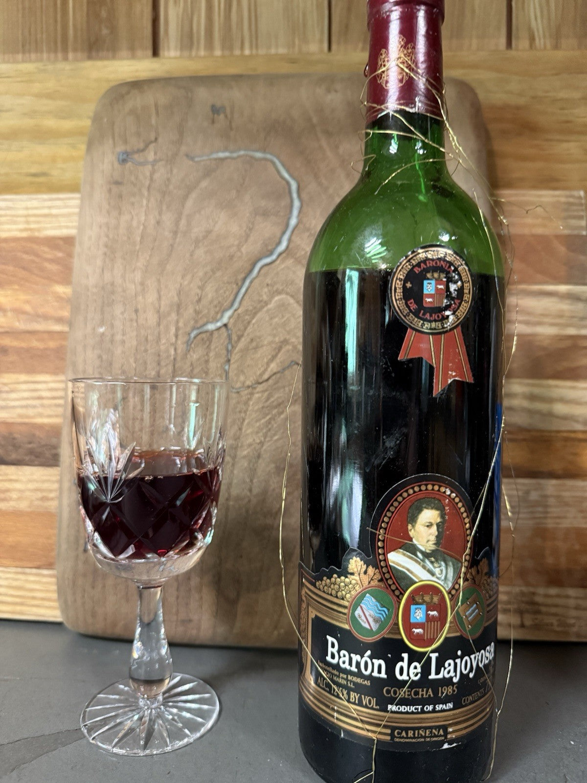 Bodegas Ignacio Marin Baron de Lajoyosa Gran Reserva 1985