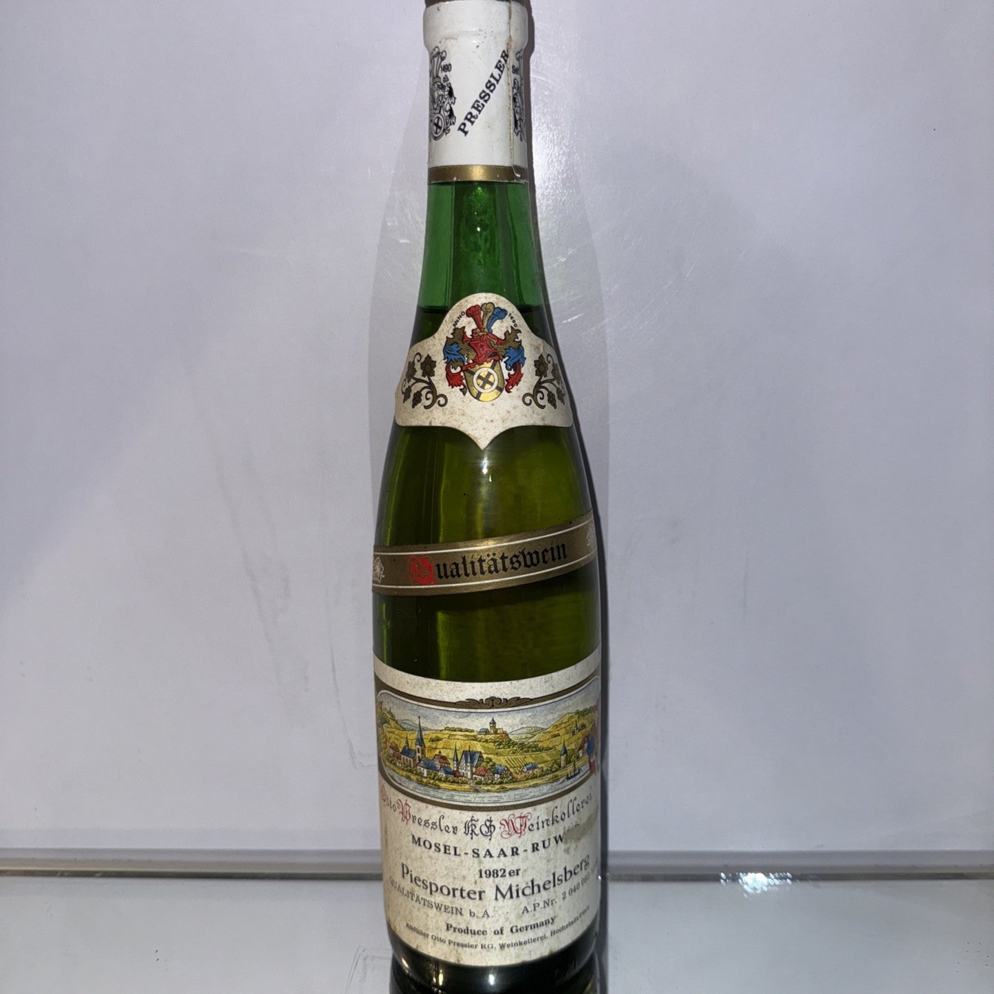 1982 Otto Pressler KG  Piesporter Michelsberg White German Vintage