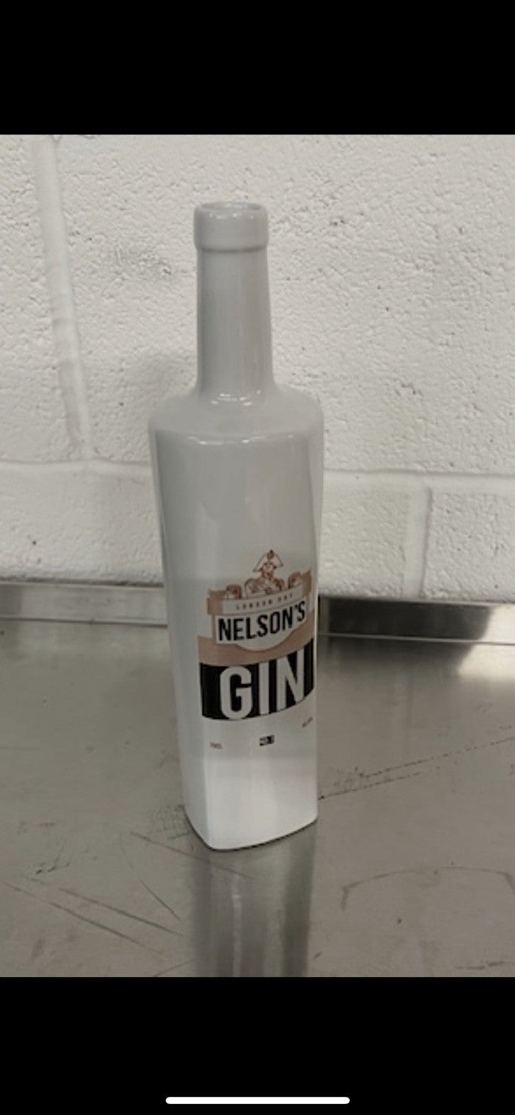 Empty Nelsons Wade China Gin Bottle