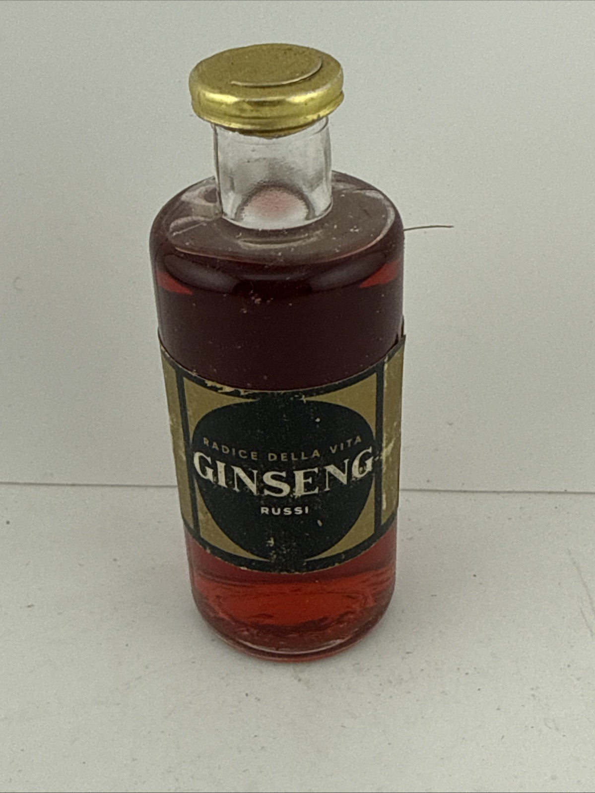 “Radice della Vita Ginseng Russi Miniature c1960s Italian Liqueur”