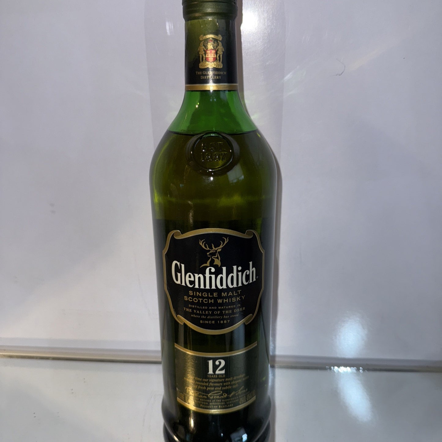 Glenfiddich Single Malt Scotch Whiskey - 12 Years Old 1l Bottle