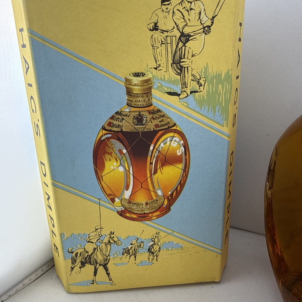 SALE Haig’s Dimple Scots Whisky 1950s Spring Cap 70 Proof with Original Box