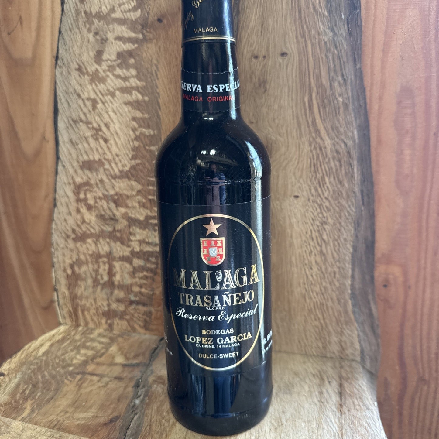 Lopez Garcia Malaga Transanejo reserva especial dulce sweet wine