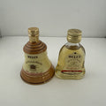 Vintage Bell’s Scotch Whisky Miniatures Pair Ceramic Bell & Glass 40%