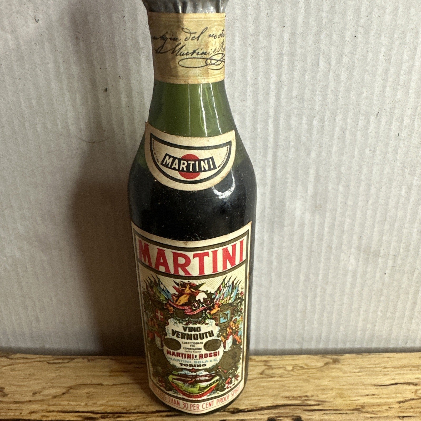 Martini & Rossi Rosso Vermouth Miniature 1960s
