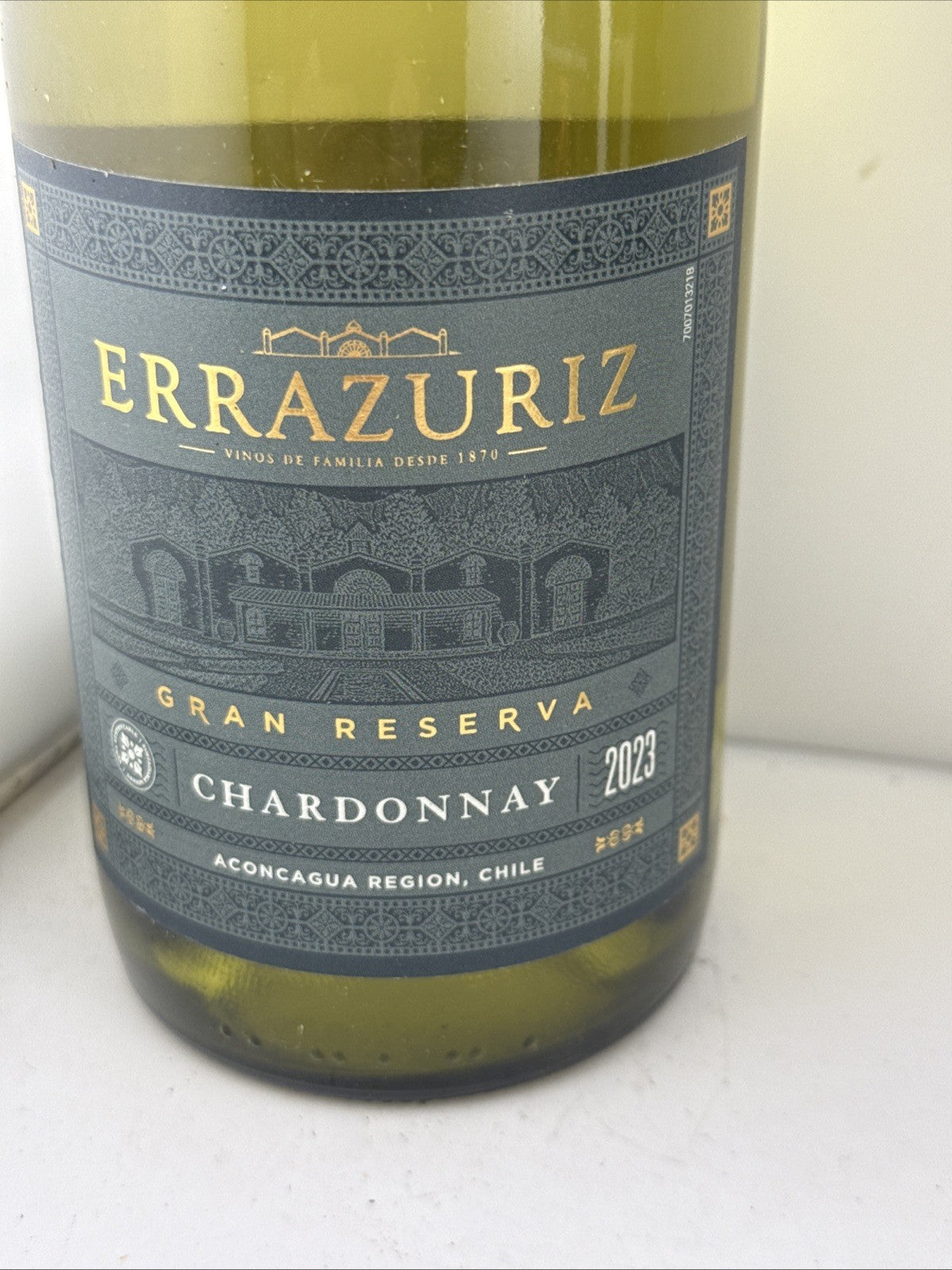 Errazuriz Gran Reserva Chardonnay 2023 Chile White Wine 75cl