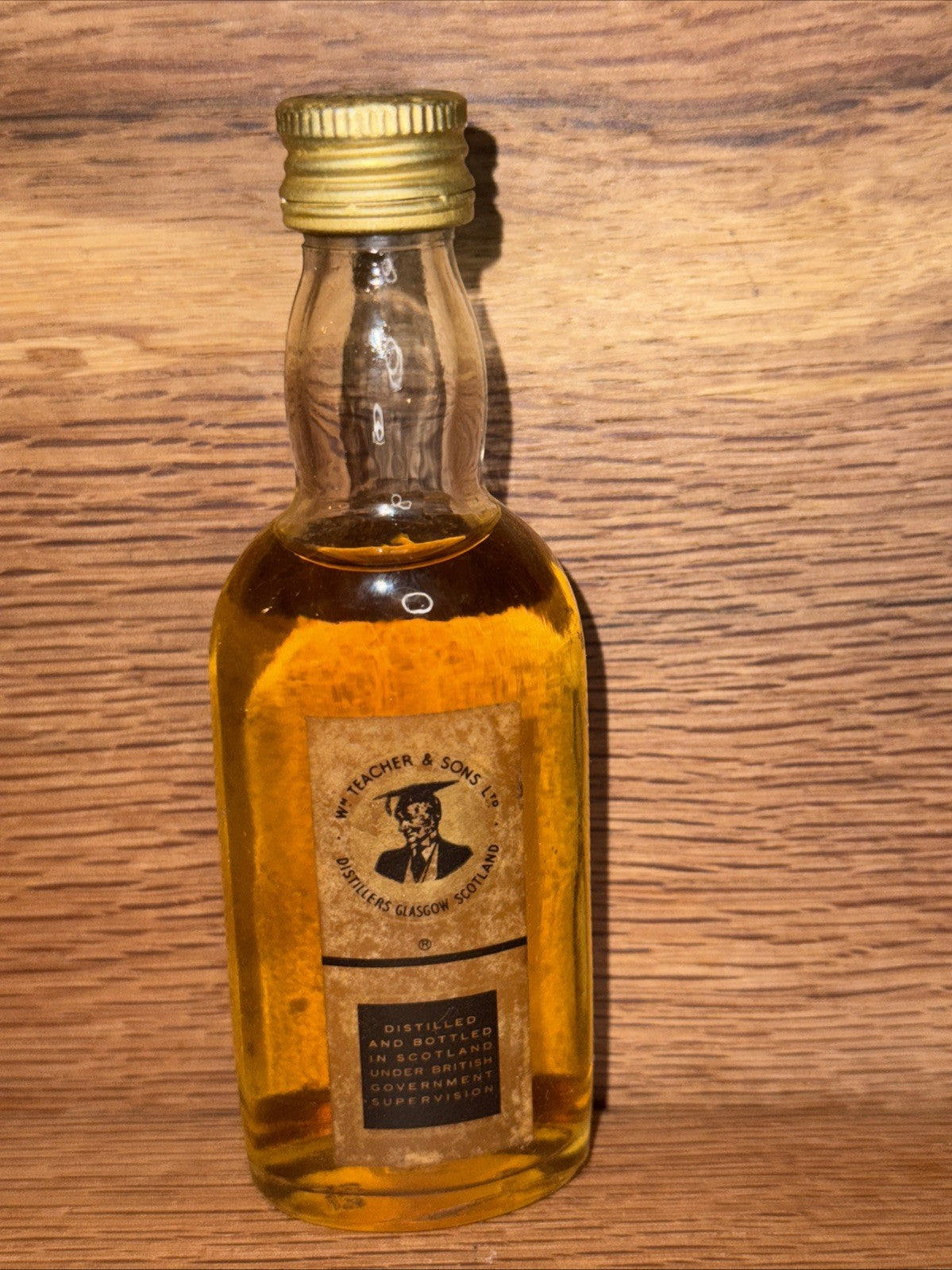 Teachers Highland cream 1980s Miniature