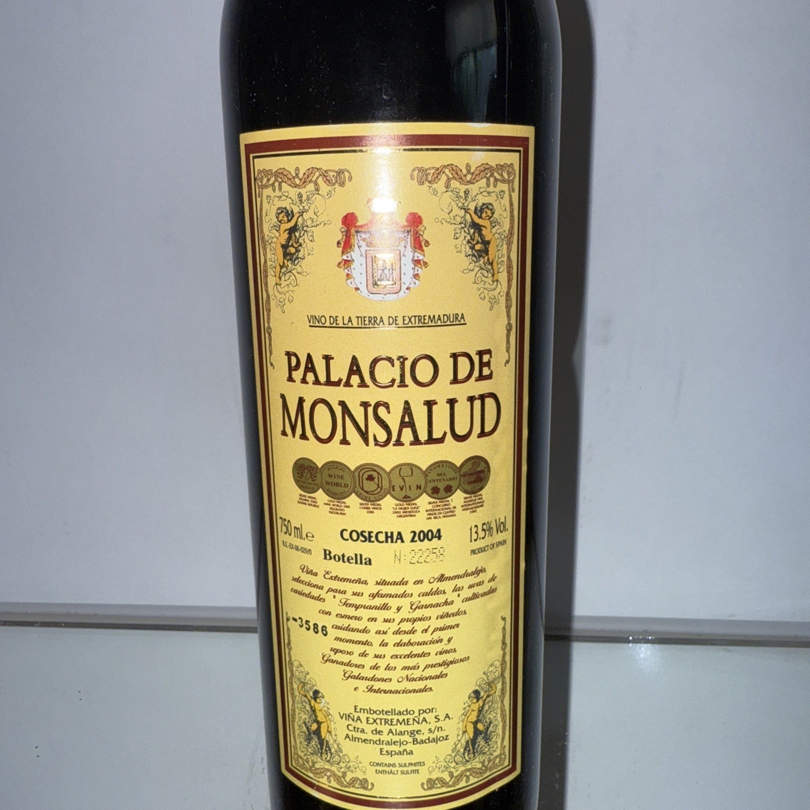 Palacio de Monsalud 2004 Vintage Spanish Red