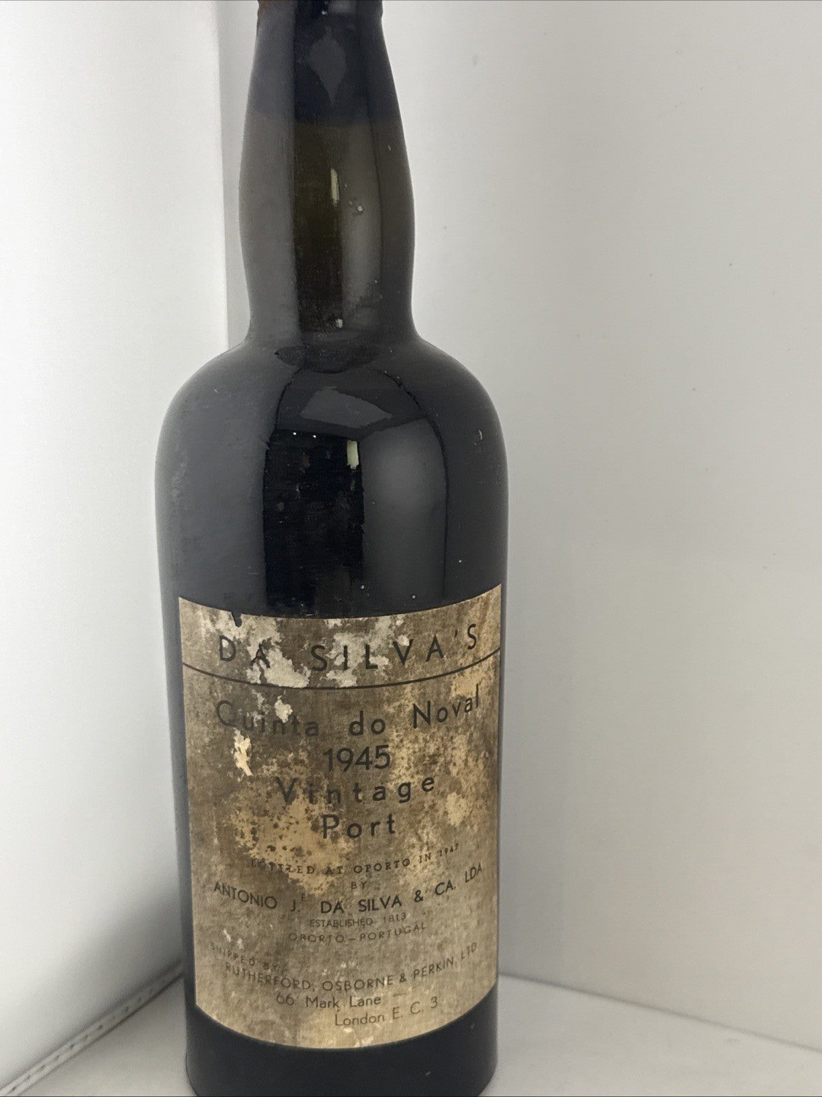 1945 Vintage Port Da Silva Quinta do Noval Bottled 1947 Top Shoulder