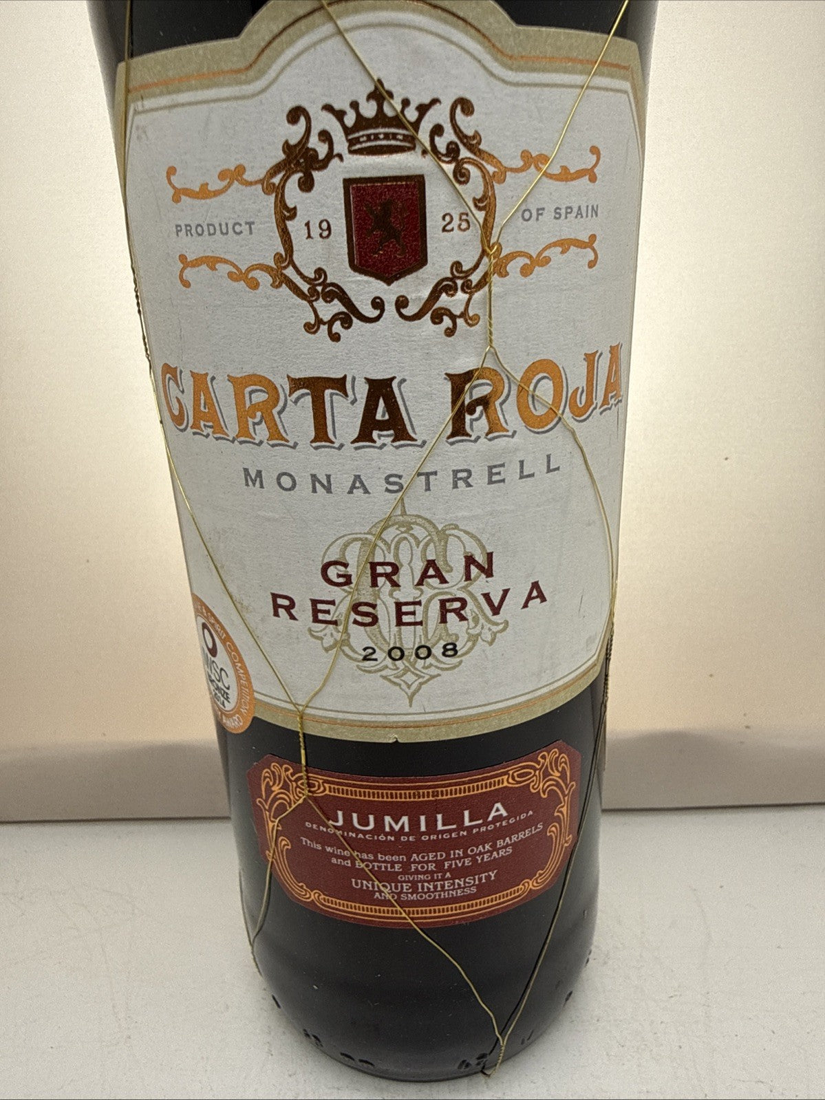 Carta Roja Monastrell Jumilla Gran Reserva Spanish Red Wine 75cl 13.5%