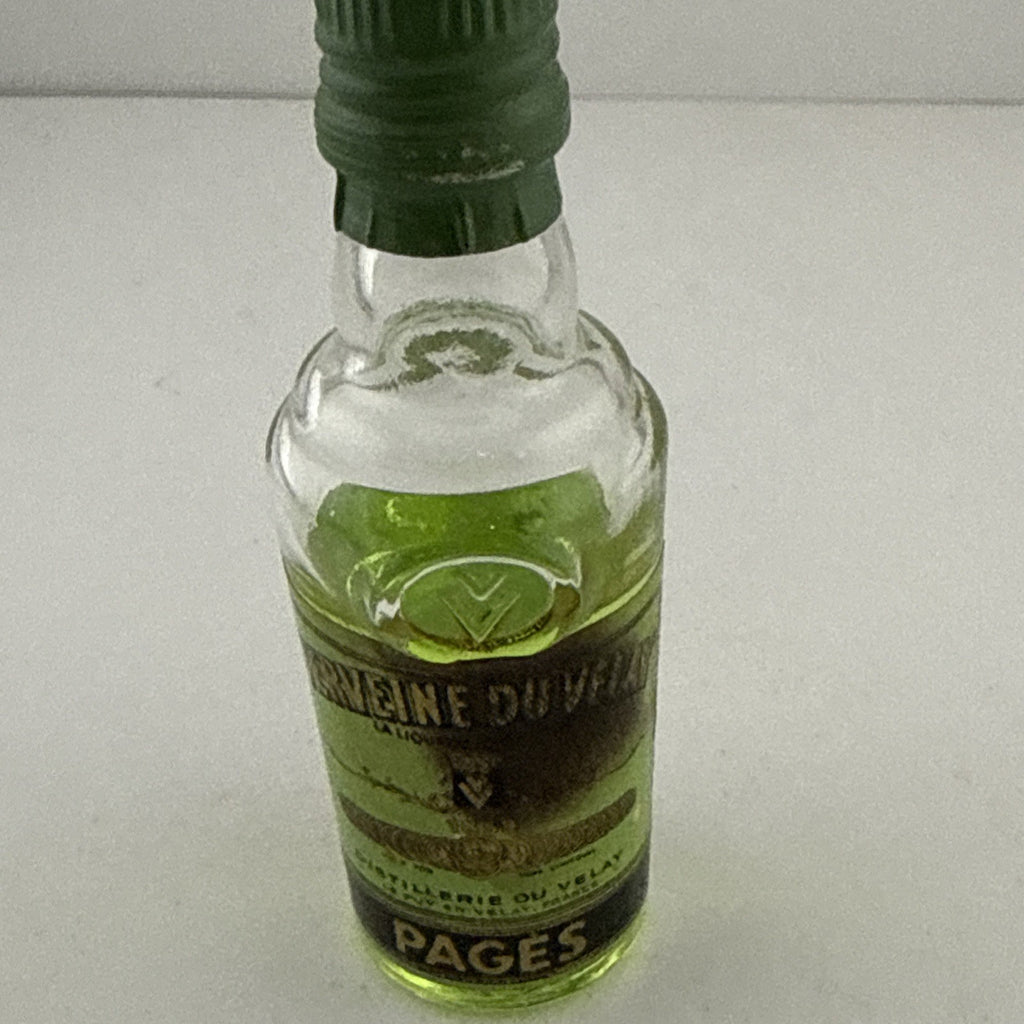 Vintage Pagès Verveine du Velay French Herbal Liqueur Miniature