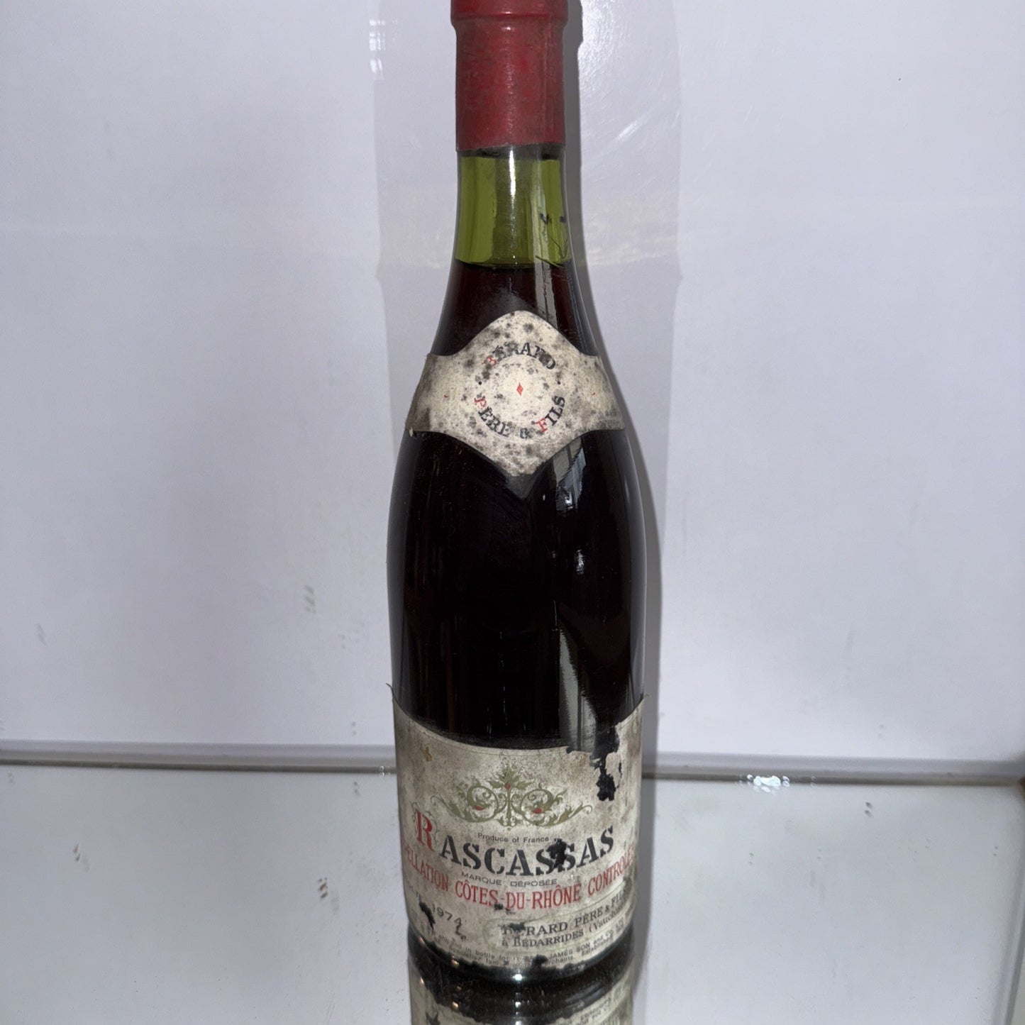 1974 RASCASSAS Côtes-du-Rhône wine from Bérard Père & Fils