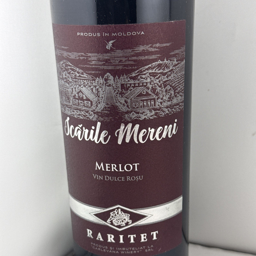 Scarile Mereni Merlot Sweet Red Moldovan Wine 75cl Raritet Sealed 2022