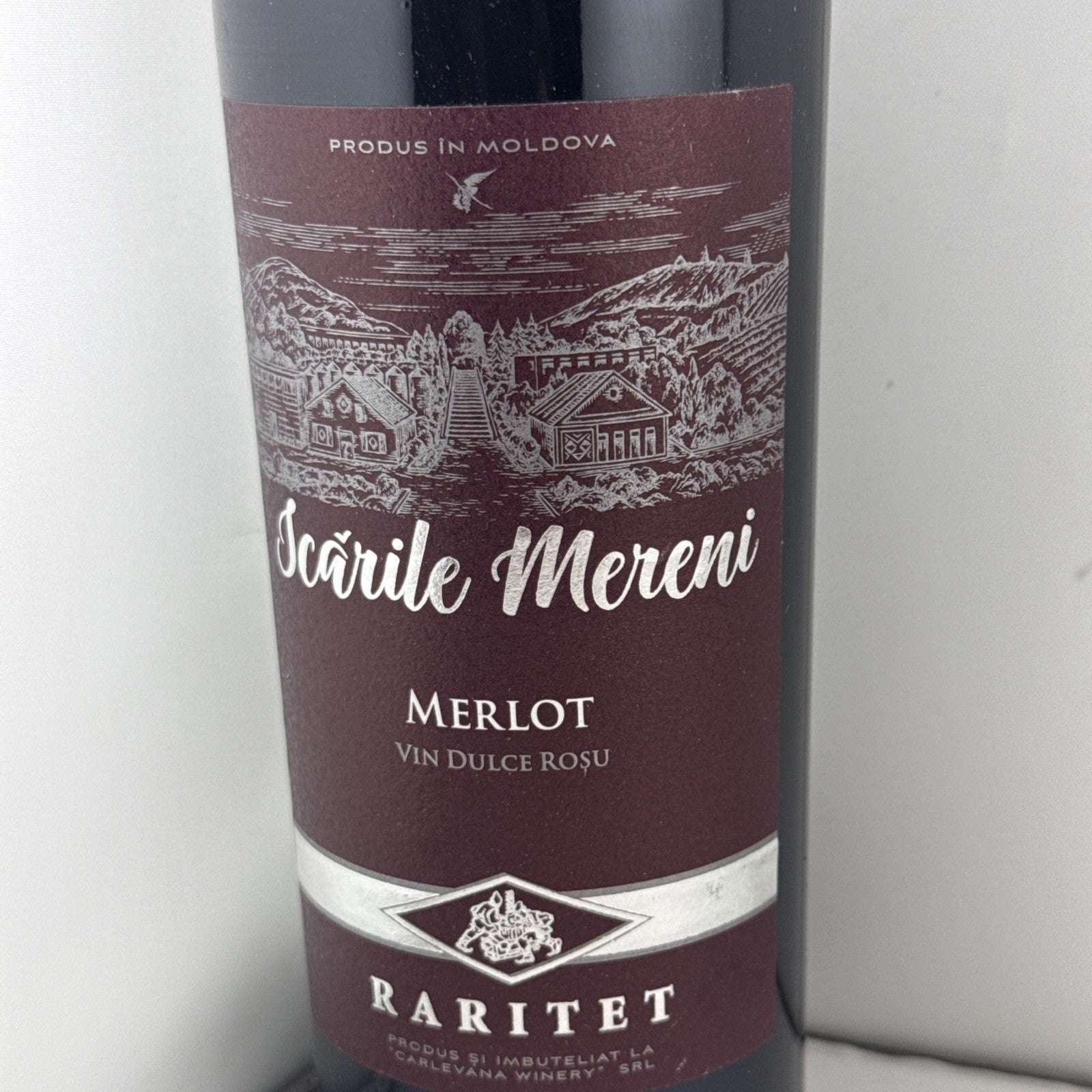 Scarile Mereni Merlot Sweet Red Moldovan Wine 75cl Raritet Sealed 2022