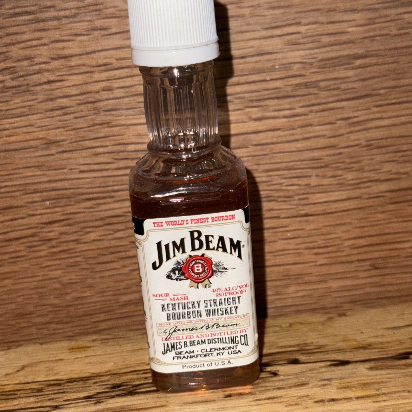 1970s  Jim Beam Kentucky Bourbon  Miniature Vintage Full