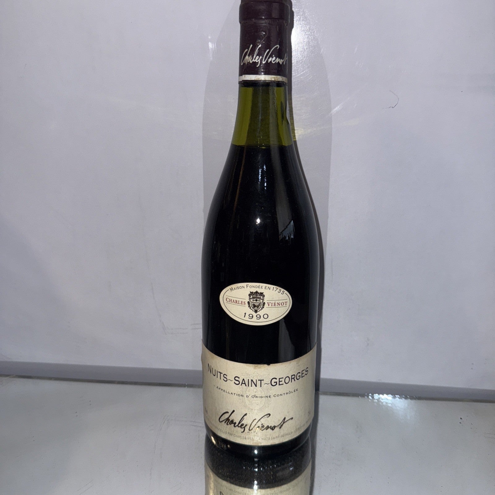 1990 Nuits-Saint-Georges village-level red Burgundy from Maison Charles Viénot