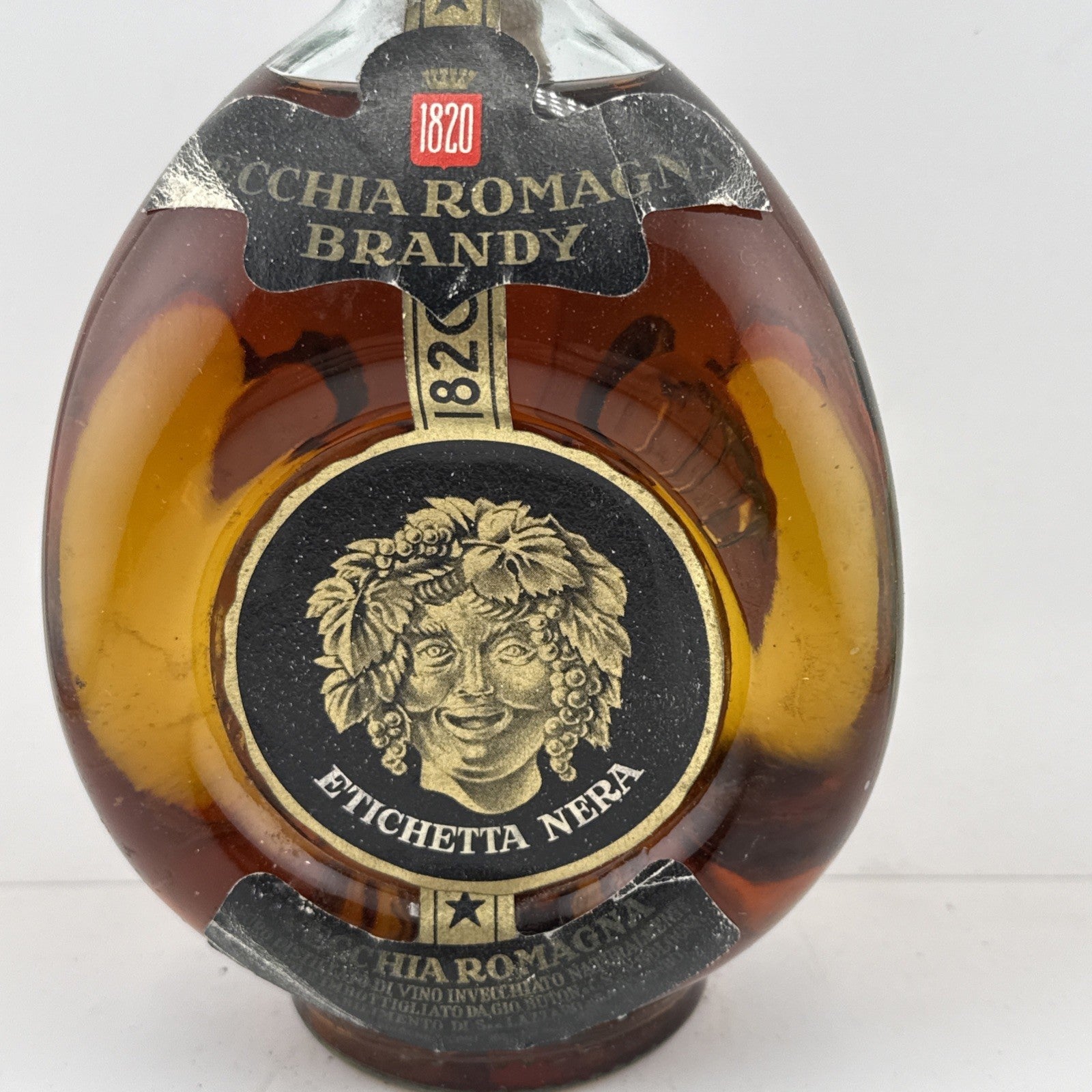 Vecchia Romagna Etichetta Nera Brandy 1820 1980s Italy