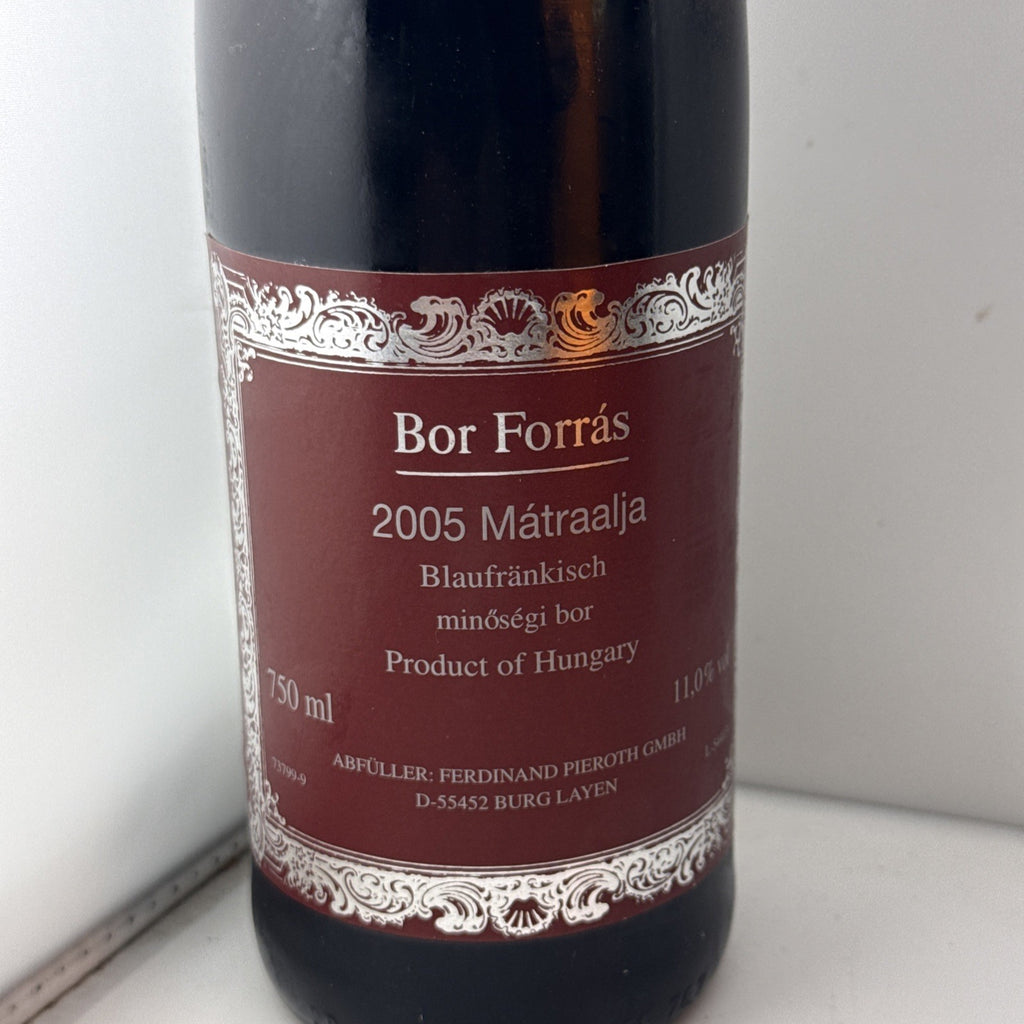 Bor Forras 2005 Matraalja Blaufrankisch Hungarian Red Wine 75cl
