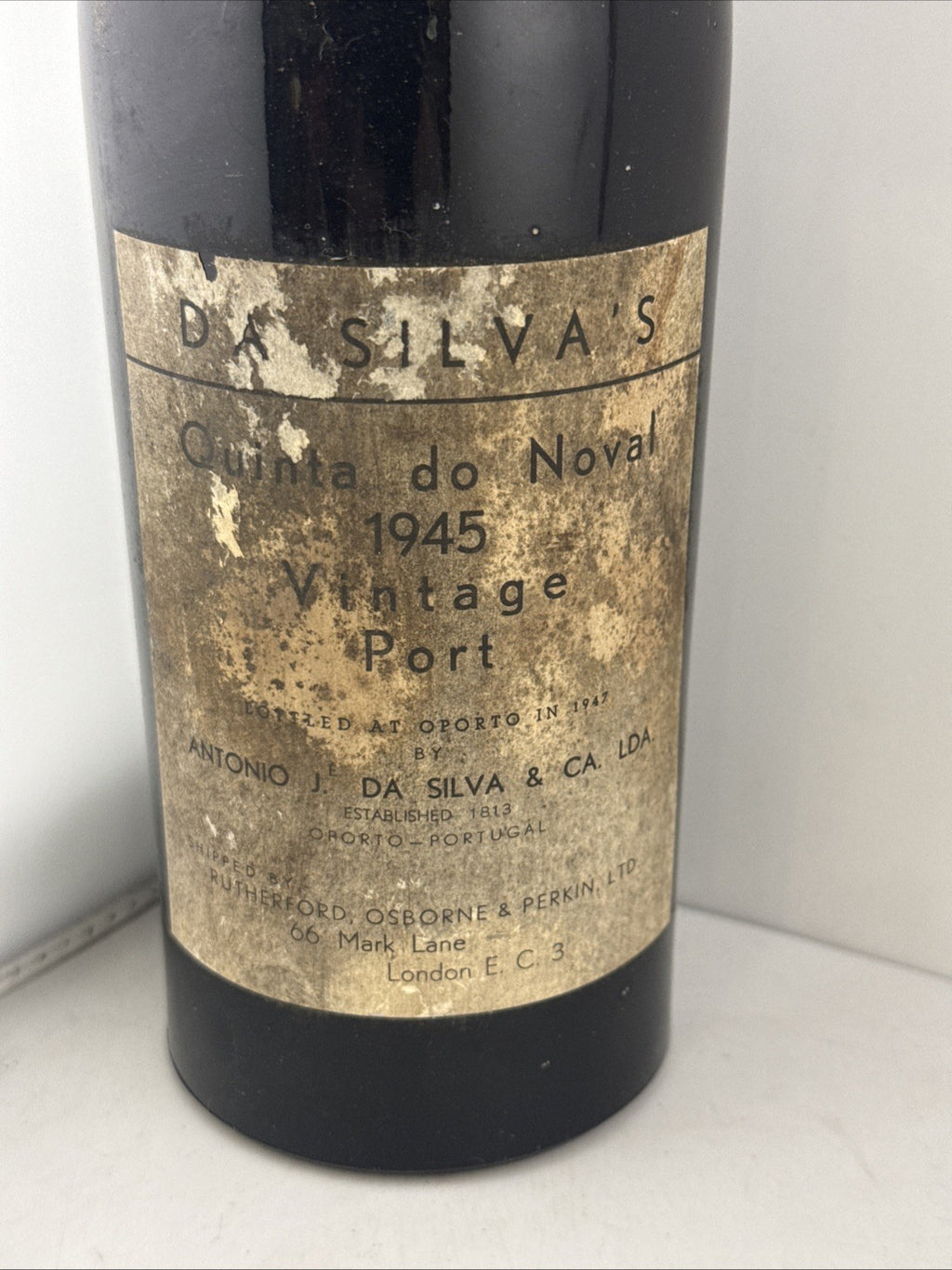 1945 Vintage Port Da Silva Quinta do Noval Bottled 1947 Top Shoulder