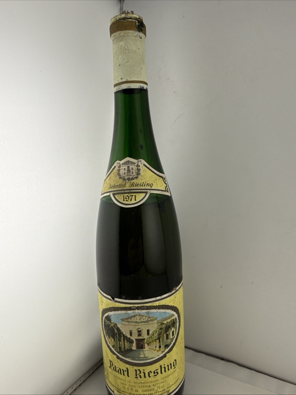 Vintage 1971 Paarl Selected Riesling White Wine 75cl South Africa