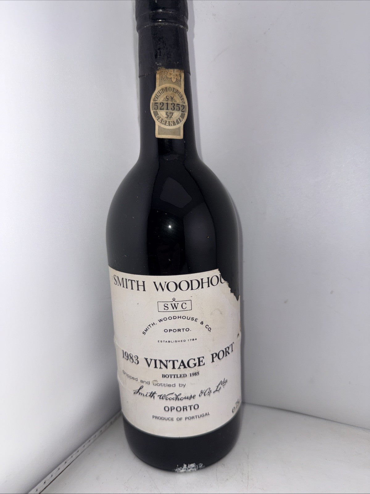 Smith Woodhouse Vintage Port 1983 Bottled 1985 75cl High Neck Fill