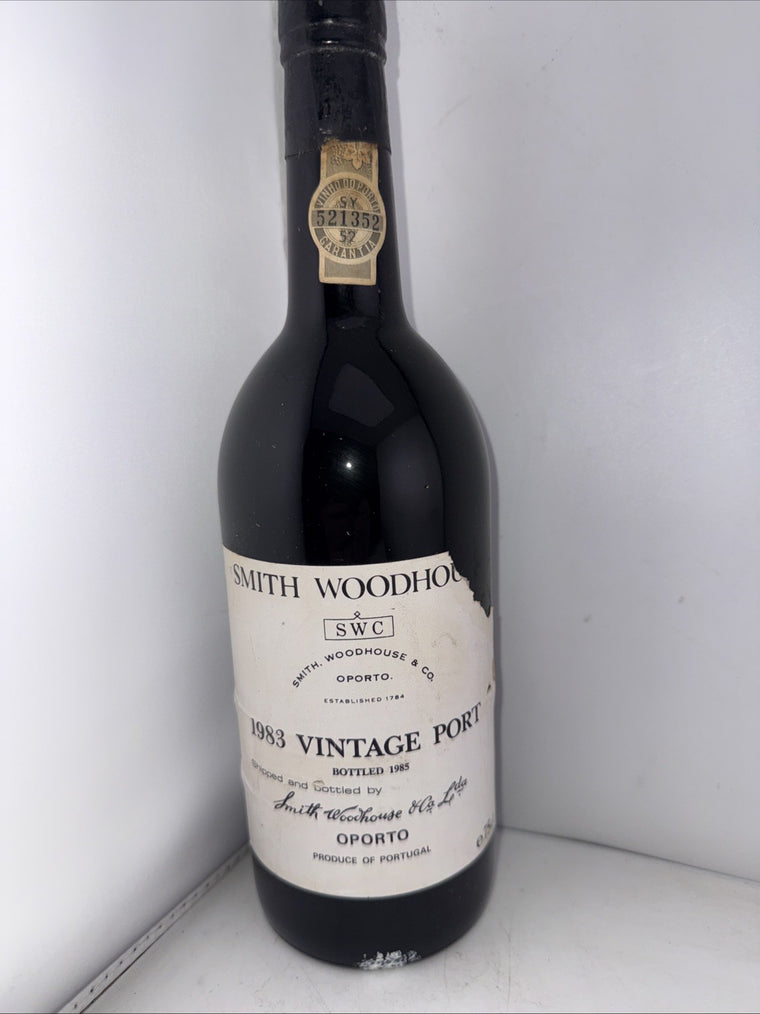 Smith Woodhouse Vintage Port 1983 Bottled 1985 75cl High Neck Fill