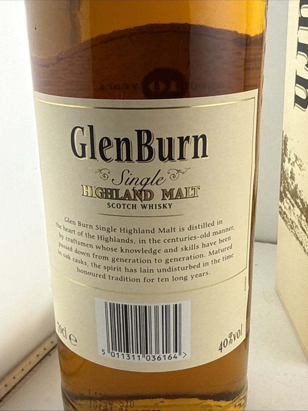 Glen Burn 10 Year Old 1990s Highland Malt Whisky 70cl 40% Boxed