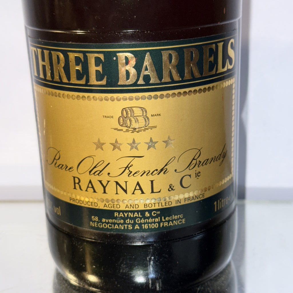 Three Barrels VSOP Cognac Estimated Bottled Early 1980s