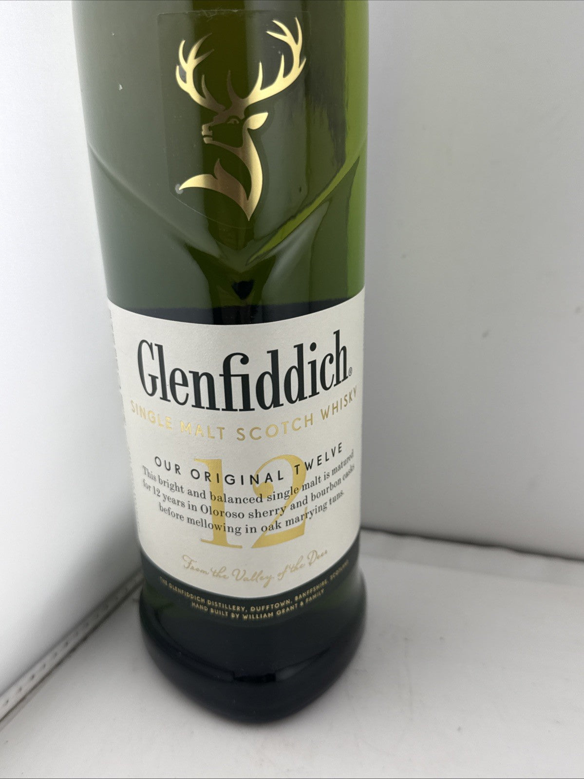 Glenfiddich 12 Year Old Single Malt Scotch Whisky 70cl Sealed