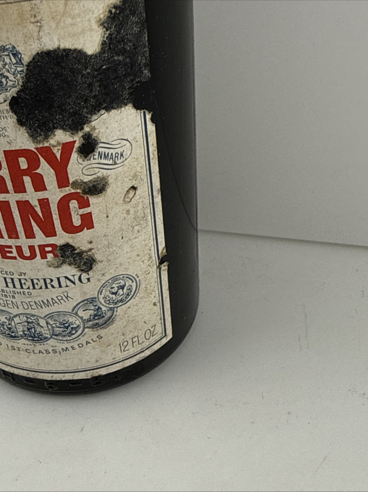 Cherry Heering Liqueur 12 fl oz 43 Proof Vintage c1960 Denmark
