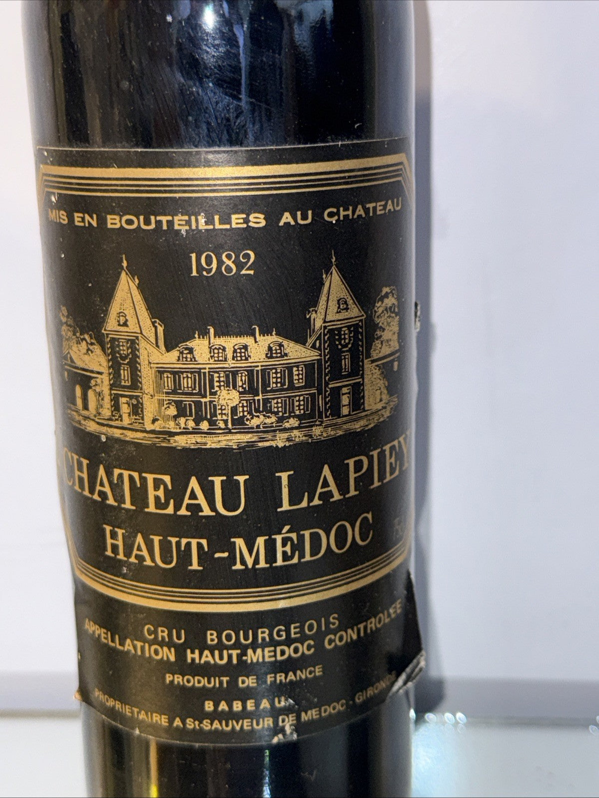 Château Lapieu, Haut-Médoc – 1982 (Cru Bourgeois)