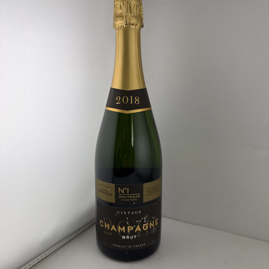 Waitrose No.1 Vintage Champagne Brut 2018 Castelnau 75cl