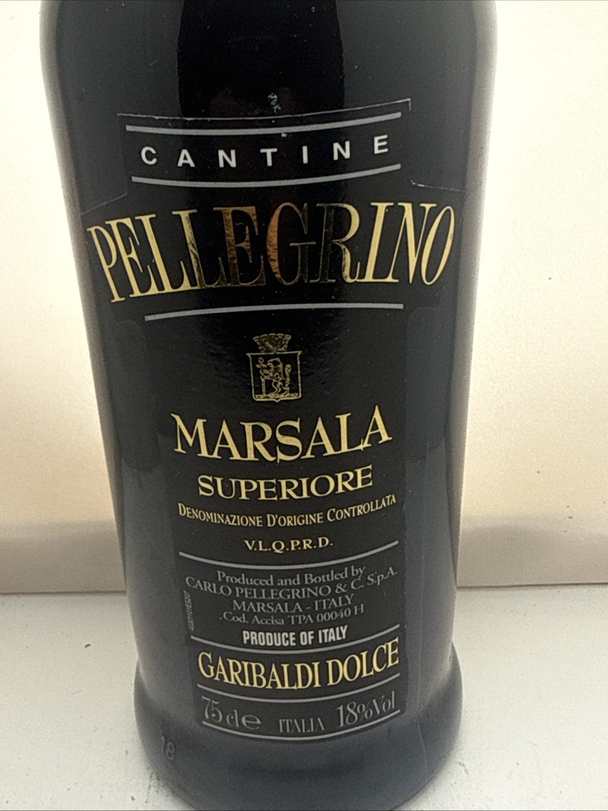 Pellegrino Marsala Superiore Garibaldi Dolce