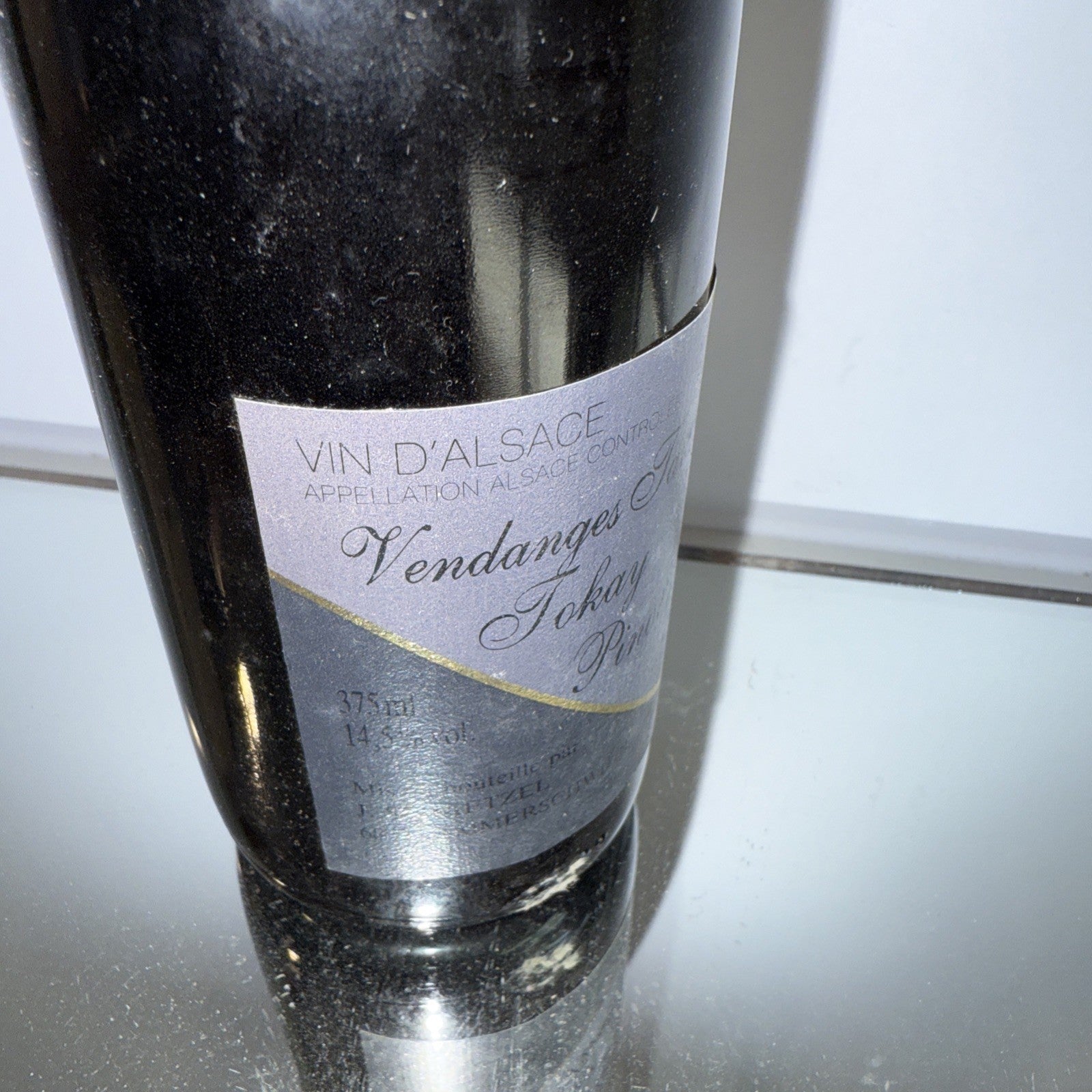 Tardives Tokay Pinot Gris from Jean Schaeffer produced 1989 Vintage