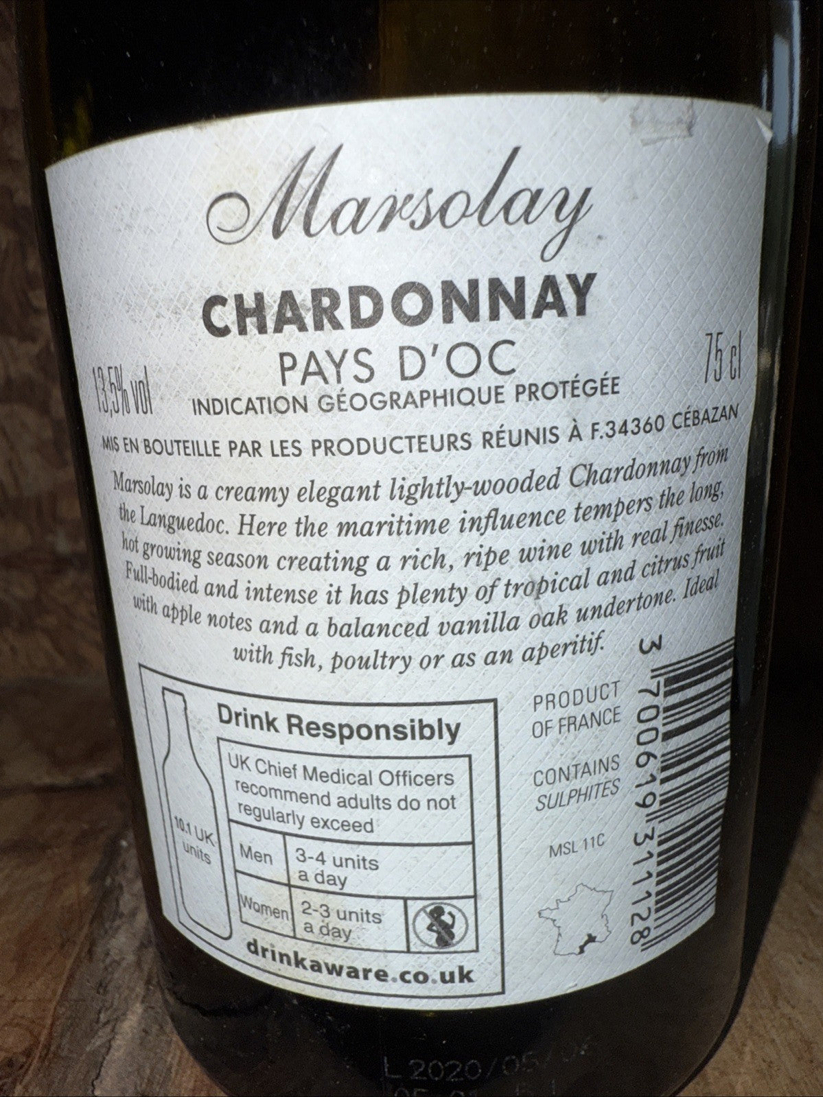 Marsolay Chardonnay 2016