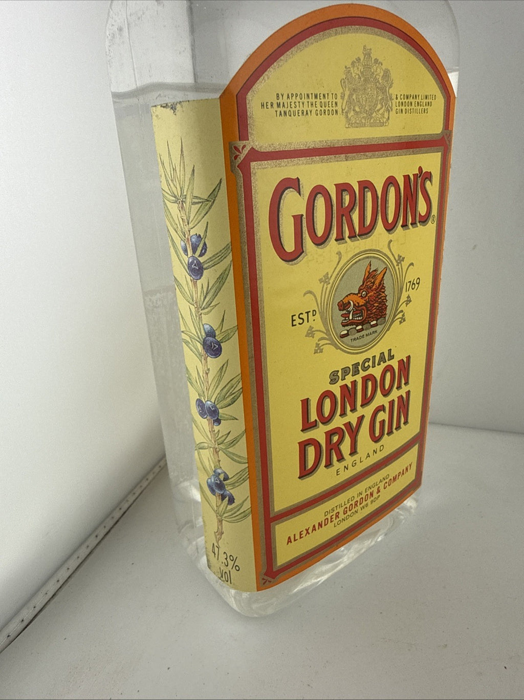 Gordon’s Special London Dry Gin 1L 47.3% Old Bottle High Abv 1980s