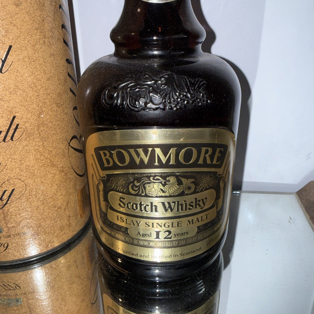 Bowmore 12 Year Old Islay Single Malt Scotch Whisky Dates To Approx 1985