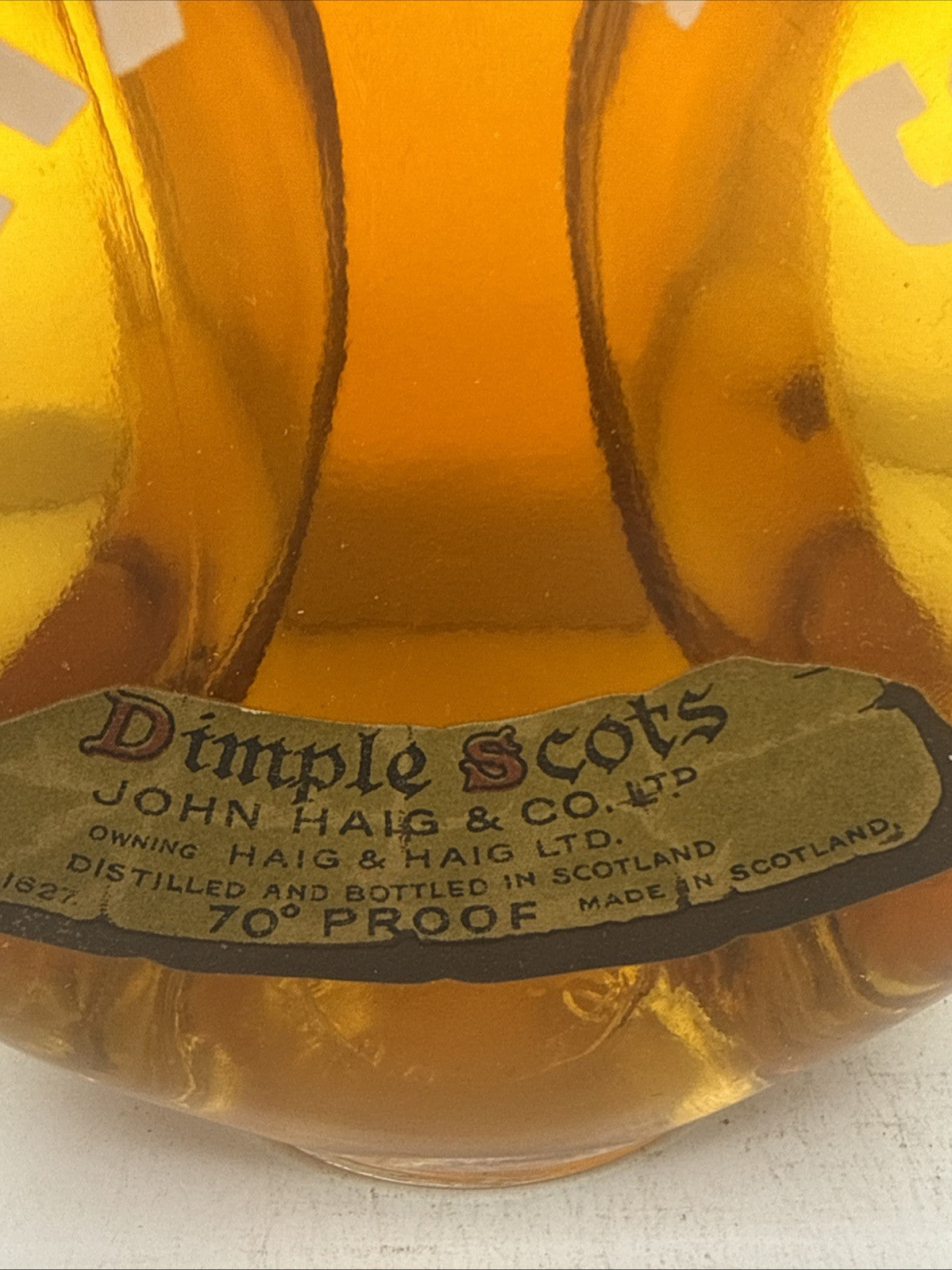 Haig's Dimple — Spring Cap — c.1950s–60s | Good Fill