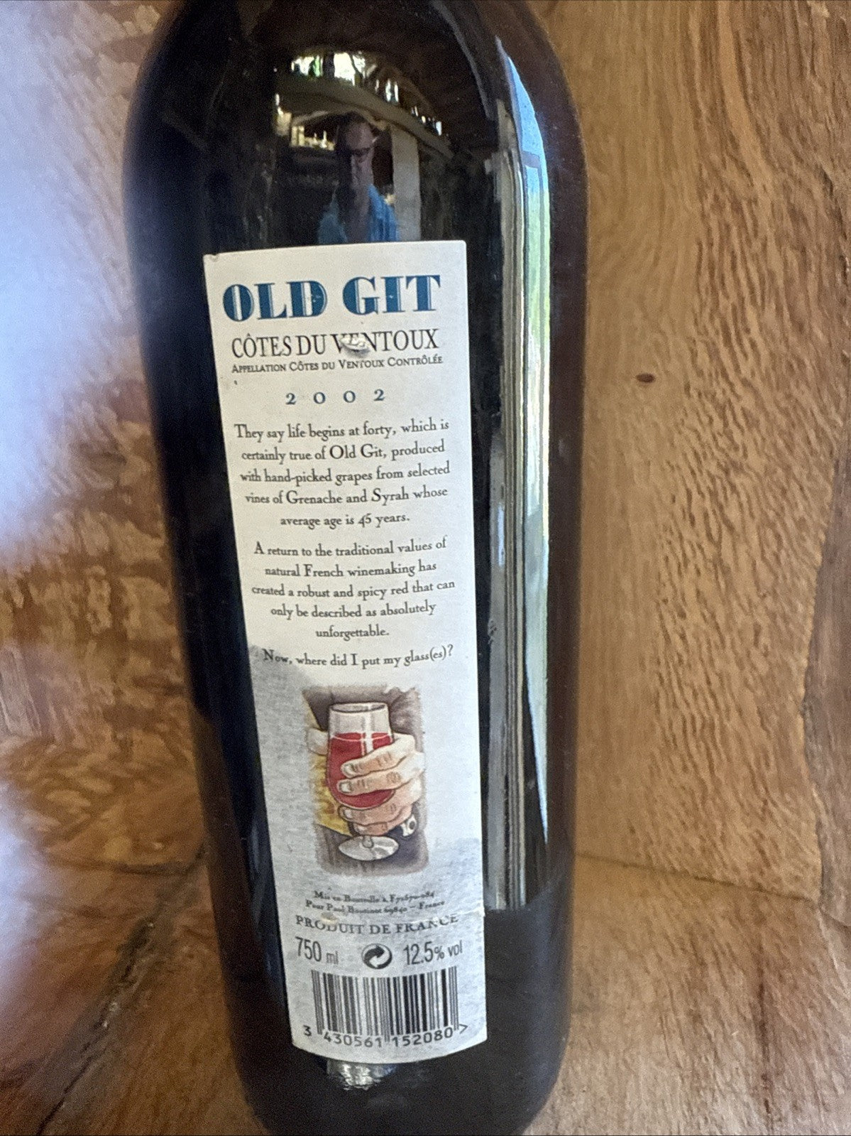Old Git Cotes Du Ventoux 2002 Novelty wine