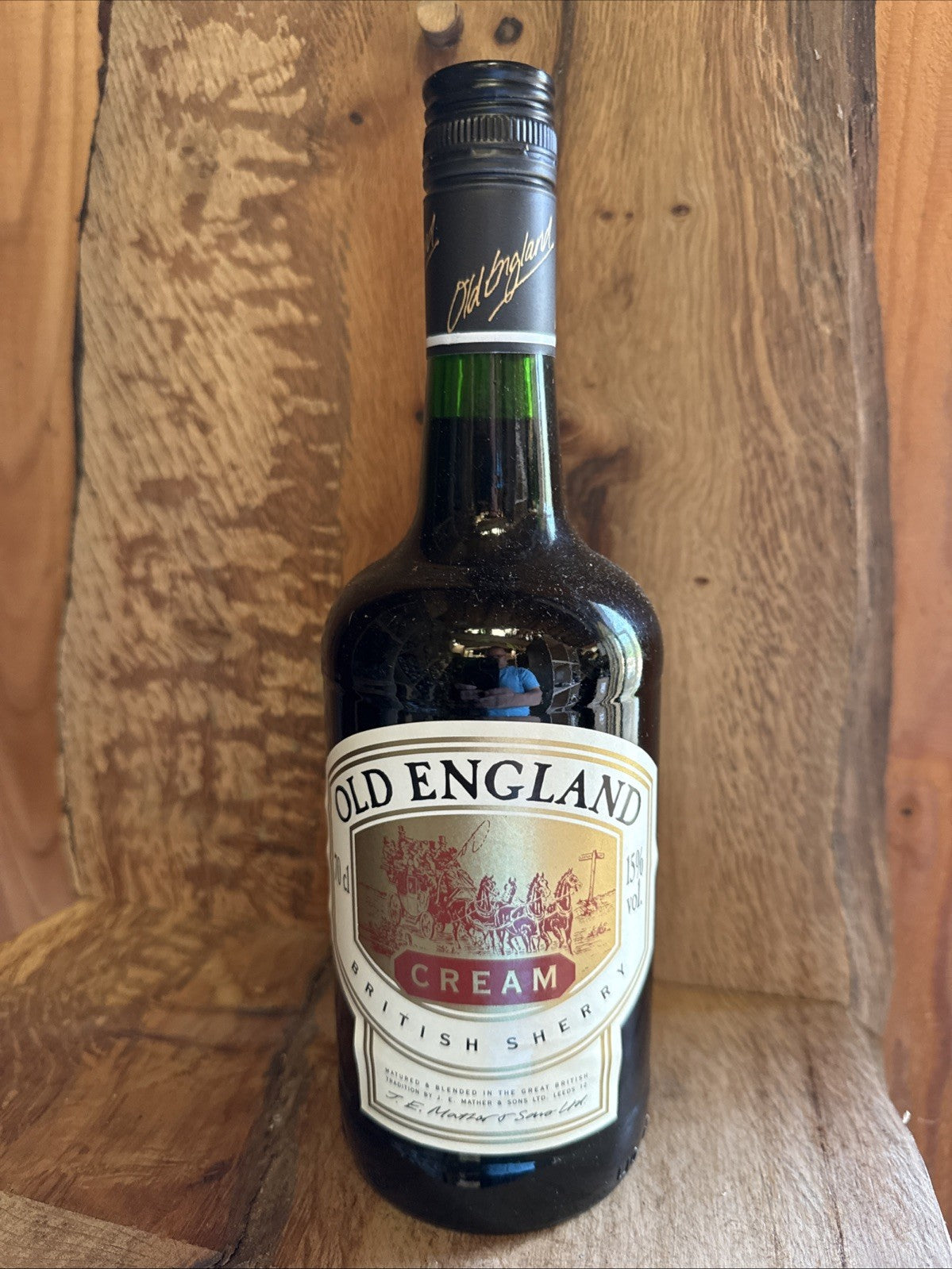 Old England Cream Sherry bottled 1980s