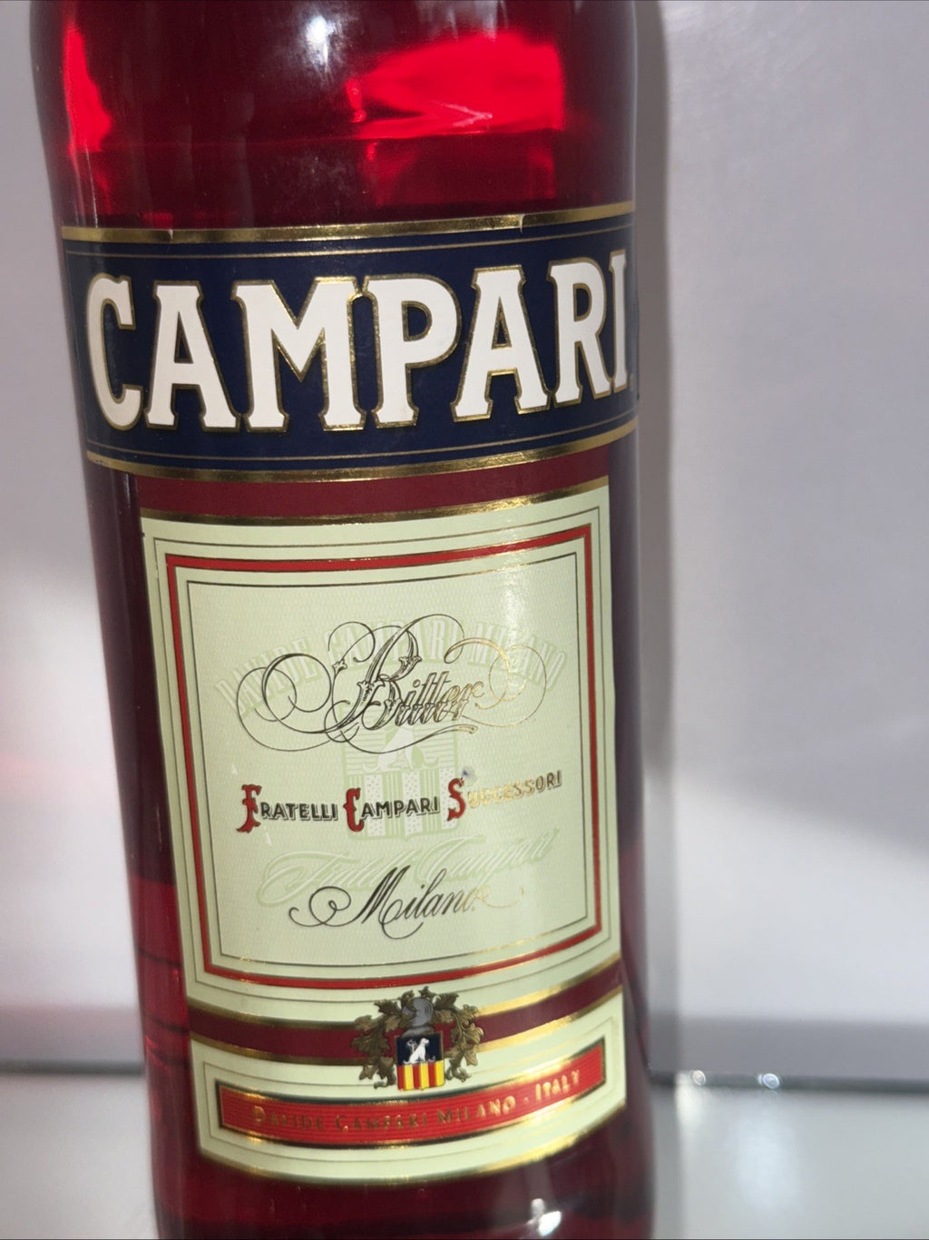 Campari Italian Bitter 700mL Bottle 25% Abv Pre 1986