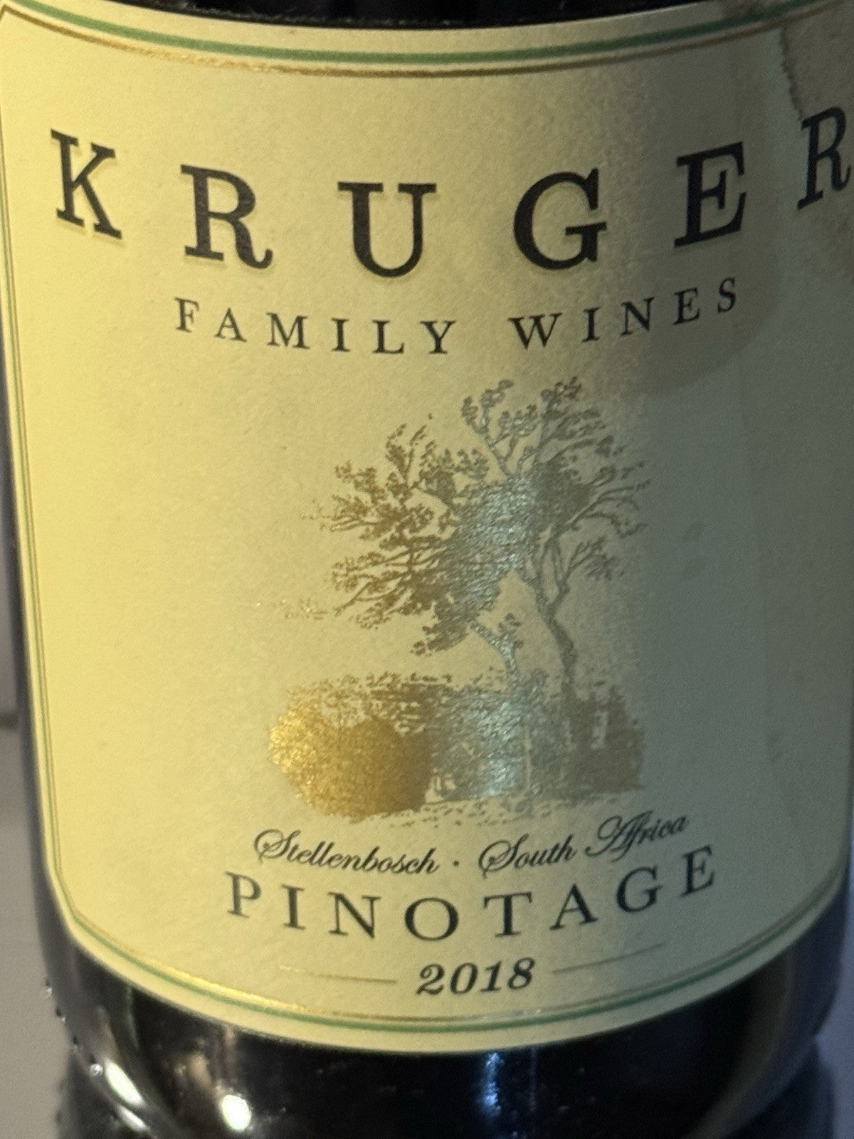 Kruger Family Wines Pinotage 2018 South African Red Wine