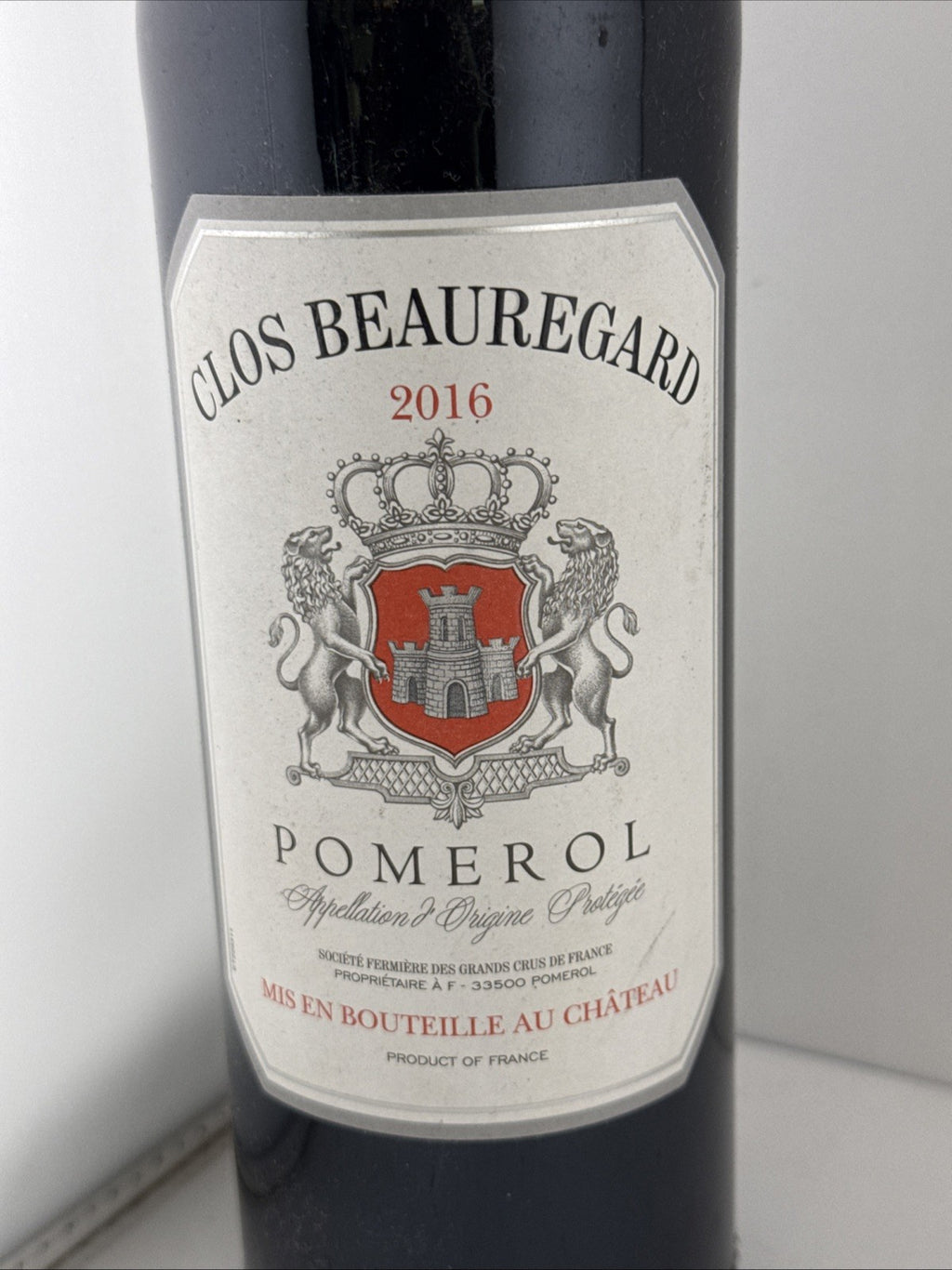 Clos Beauregard 2016 Pomerol Bordeaux Red Wine 75cl