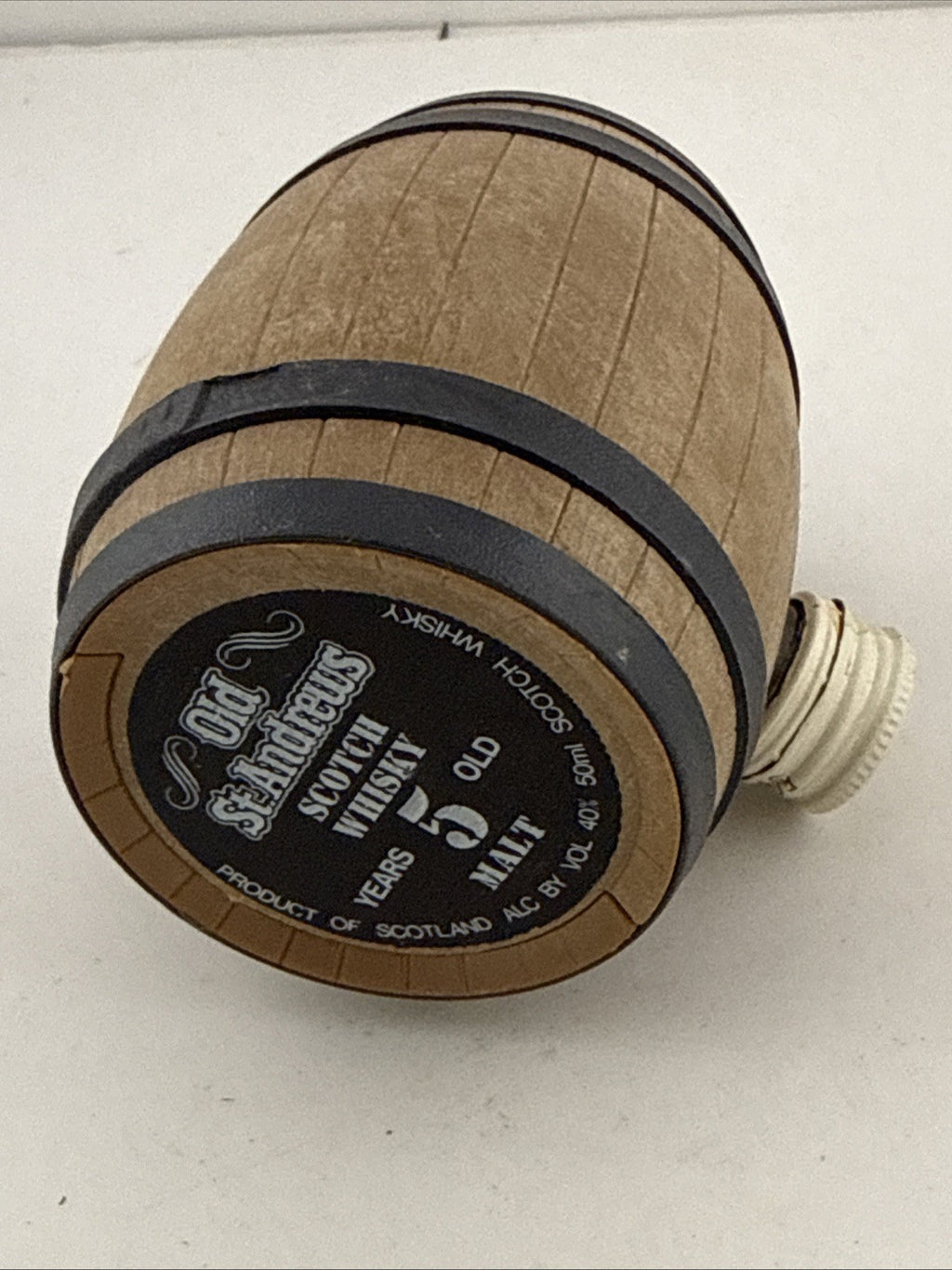Vintage Old St Andrews 5 Year Old Scotch Whisky Barrel Miniature 50ml