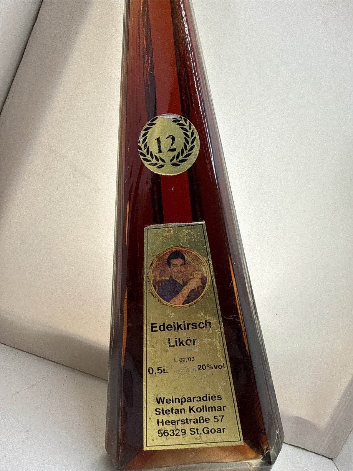 Weinparadies Edelkirsch Likör 50cl 20% German Cherry Liqueur c2003