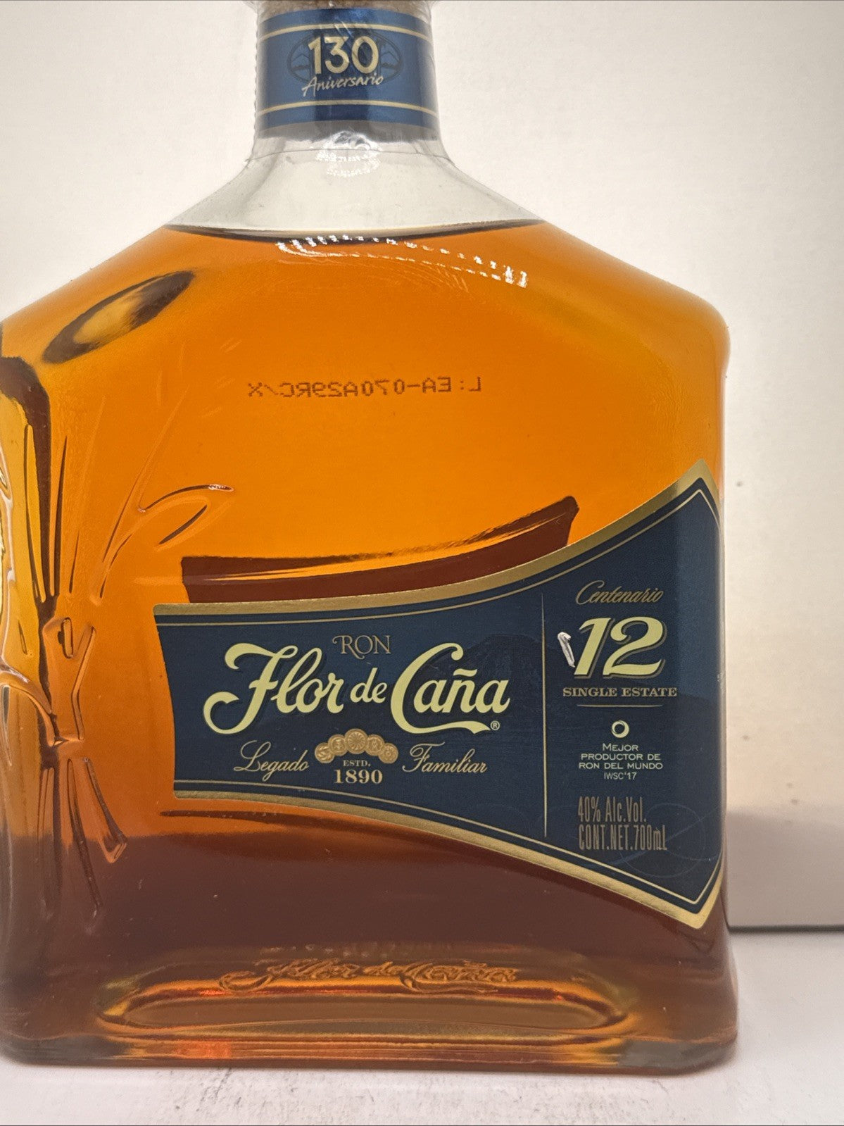 Flor de Caña 12 Year‑Old 130th Anniversary Single‑Estate Rum — Nicaragua